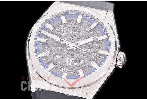 0 0 0 0 0 0 0 0 0 0 0 ZN-DFC-103R Defy Classic Automatic SS/RU Black Skeleton / Blue Miyota 9015 Modified 