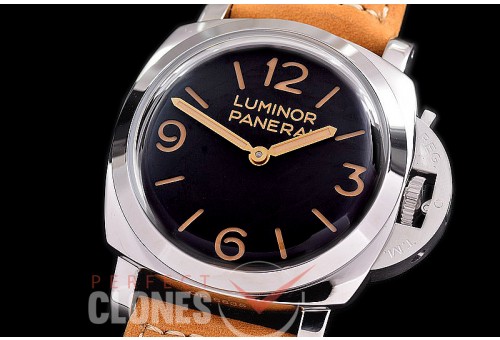 0 0 0 0 0 0 PN372Q01 HWF Pam 372 Q Series Luminor 1950 3 Days SS/LE Black P-3000 Superclone