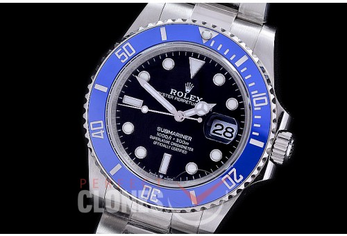 RLS-41-0073 QF 904L Steel 2020 41mm Submariner 126619LB SS/SS Black SA 3235 