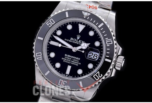 RLS-41-0071 QF 904L Steel 2020 41mm Submariner 126610LN SS/SS Black SA 3235 