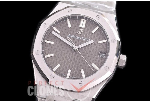 0 0 0 AP15500-054 ZF V2 AP15500ST Royal Oak Automatic SS/SS Grey Miyota Asian Clone Calibre 4302 28800bph 