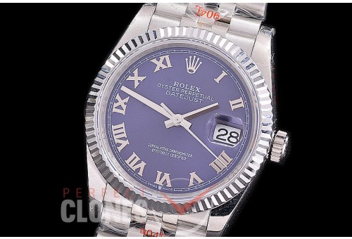 R36DJS-3235-224 GMF 126234 SS/SS Fluted/Jubilee Blue Roman VR 3235 904L Steel / Extra Weighted Casework / Bracelet