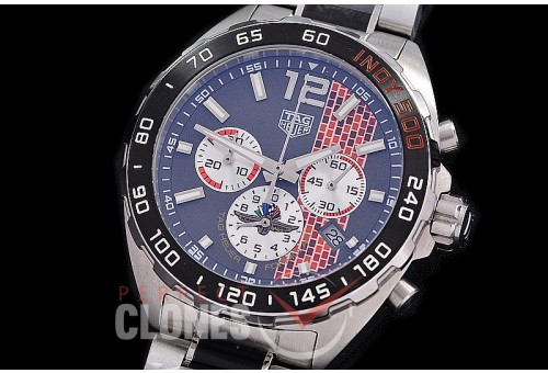 0 TGF1-00812A Indy 500 Indianapolis Speedway Special Ed Chronograph SS/SS Grey OS 20 Qtz