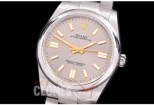 RLOY-41-021S GMF 904 Steel Osyter Perpetual 41mm 124300 SS/SS Silver Sticks VR 3230 