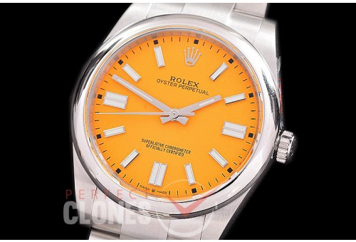 RLOY-41-026S GMF 904 Steel Osyter Perpetual 41mm 124300 SS/SS Yellow Sticks VR 3230 