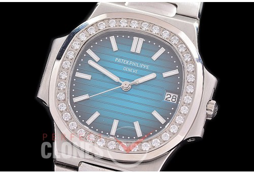 PPNTM-019 Nautilus Mid/ Size SS/SS Flamed Blue Sticks A-2824