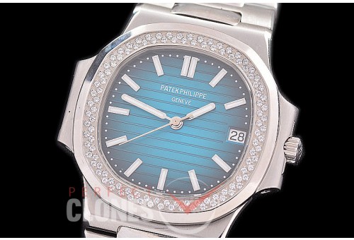 PPNTM-029 Nautilus Mid/ Size SS/SS Flamed Blue Sticks A-2824