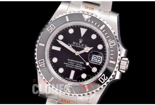 0 0 0 0 0 0 RLSS00911S NF V11 904L Steel Submariner 116610LN SS/SS Black SH 3135 - Special Offer