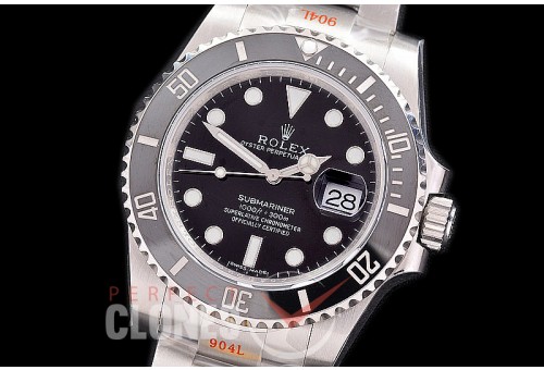 0 0 0 0 0 0 RLSS00911 NF V11 904L Steel Submariner 116610LN SS/SS Black A-2836 - Special Offer