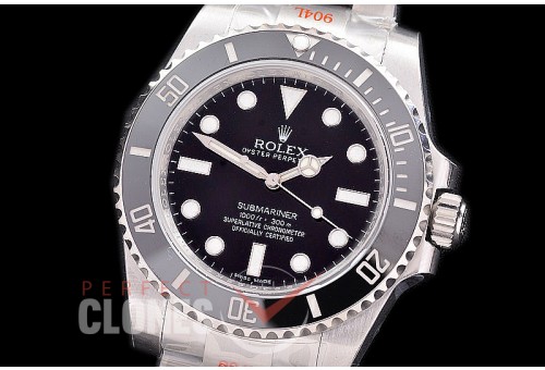 0 0 0 0 RLSS00906 NF V10 904L Steel No Date Submariner 114060LN SS/SS Black SA 3130 - Special Offer