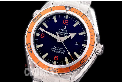 OMPO-103 BP Seamaster Planet Ocean 2208.50.00 45mm SS/SS Black A-2824 - Special Offer