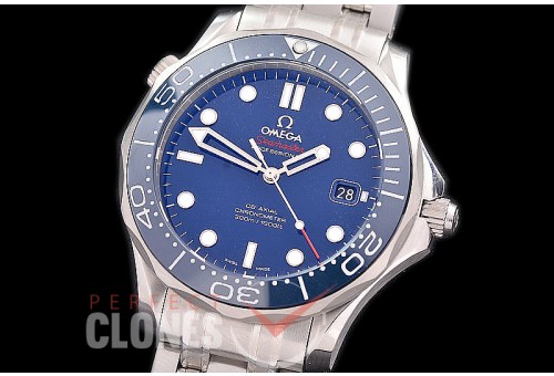 OM300M-102 BP Seamster Diver 300M Professional SS/SS Blue A-2824 - Special Offer