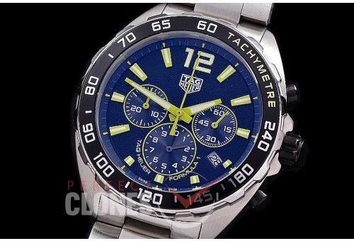 0 TGF1-00807 Indy 500 Indianapolis Speedway Special Ed Chronograph SS/SS Black-Yellow OS 20 Qtz