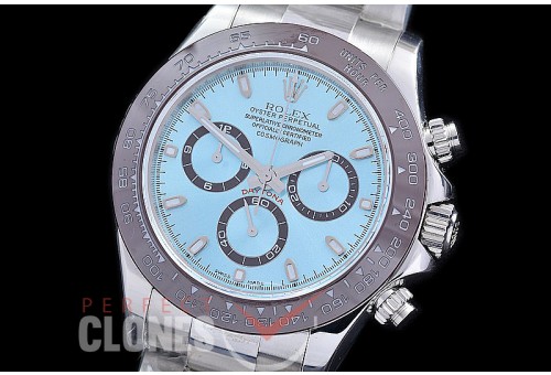 0 0 0 RLDS00313 Daytona 116506IBLSO 50th Anniversary SS/SS Ice Blue Sticks Asian 7750 - NF Special Offer !