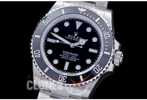 RLS-41-0106 XF/VSF 904L Steel 2020 41mm Submariner 124060LN SS/SS No Date Black VS 3235 / 72 Hours Power Reserve (Default)