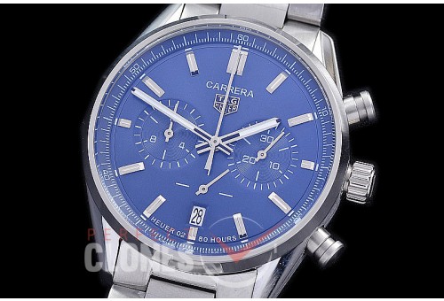 TGCC-42-104 Carrera Classic Chronograph SS/SS Blue OS 20 Qtz 