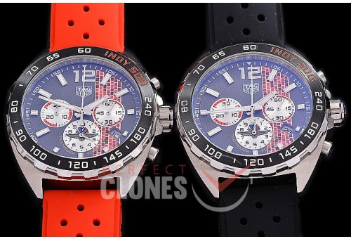 0 TGF1-00812R Indy 500 Indianapolis Speedway Special Ed Chronograph SS/RU Grey OS 20 Qtz