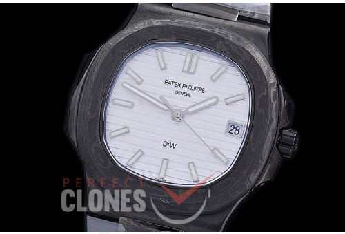 PP-DIW-101 DIW-F Nautilus 5711 DIW Black Grail Special Edition DLC/FC White Miyota 9015 Modified Calibre 324SC