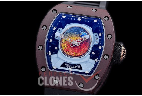 RM052-05-101A HHWF RM052-05 Paul Pharell Tourbillon DLC/RU Astronaut/Mars Asian Custom H/W Calibre