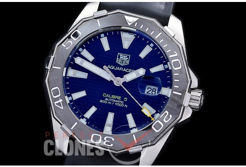 TGAQ-C5-212R Aquaracer Calibre 5 Automatic SS/RU Black Sticks Asian 2813