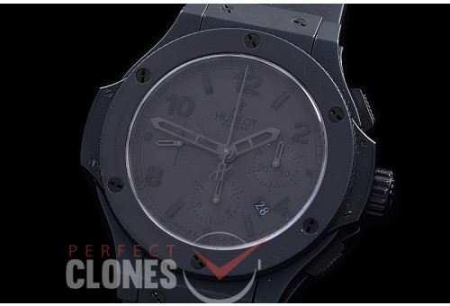 0 0 0 0 0 0 0 0 0 HB00224 HHWF Big Bang All Black 44mm PVD/RU Black A-7750 / 4100