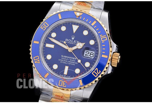 RLST-41-0002 BP V2 904L Steel 2020 41mm Submariner 126613LB SS/YG Blue VR 3235 