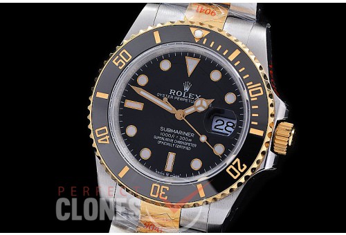 RLST-41-0001 BP V2 904L Steel 2020 41mm Submariner 126613LN SS/YG Black VR 3235