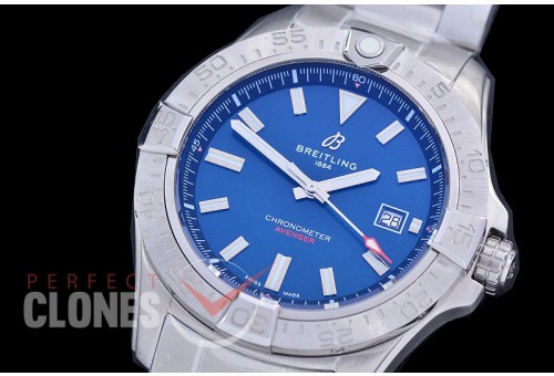 0 0 0 0 0 0 BLSA-44-303 ANF/OXF Avenger Automatic 44mm SS/SS Blue Sticks Asia 2824
