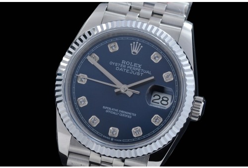 0 0 0 0 0 R36DJS-DD3235-114 QF Datejust 36 Men 126234 904 Steel SS/SS Fluted/Jubilee Midnight Blue Diamonds DD 3235 - 72 Hours Power Reserve 