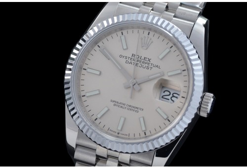 0 0 0 0 0 R36DJS-DD3235-101 QF Datejust 36 Men 126234 904 Steel SS/SS Fluted/Jubilee Silver Sticks DD 3235 - 72 Hours Power Reserve 