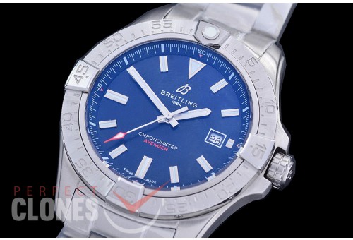 0 0 0 0 0 0 BLSA-44-304 ANF/OXF Avenger Automatic 44mm SS/SS Blue Sticks Asia 2824