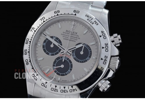 0 0 0 0 0 0 0 RLDS-126509-013 UFO-F 904L Steel Daytona 126506 SS/SS Grey Sticks 4131 1-1 Free Sprung Balance Superclone - 72 Hours Power Reserve Movement 