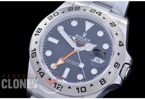 0 0 0 0 0 0 0 0 RLEX00822 V2 QF 904L Steel 226570 CHS Explorer II SS/SS Black VR 3285