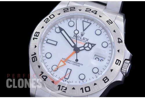 0 0 0 0 0 0 0 0 RLEX00821 V2 QF 904L Steel 226570 CHS Explorer II SS/SS White VR 3285