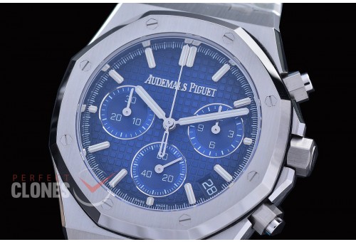 AP26240-013 DDF Royal Oak Chronograph 26240 SS/SS Blue DD-4401, 1-1 Replication 