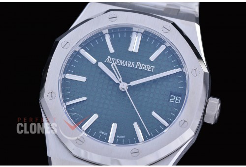 0 0 0 0 0 AP15510-074 DDF AP15510ST Royal Oak Automatic SS/SS Green Asian Clone DD Calibre 4302 28800bph
