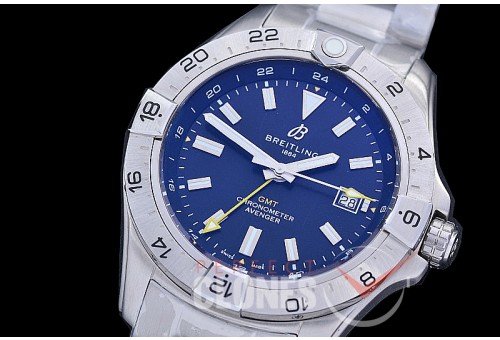 0 0 0 0 0 0 BLSA-44-102 ANF/OXF Avenger Automatic GMT Code Yellow 44mm SS/SS Black Sticks Asia 2836