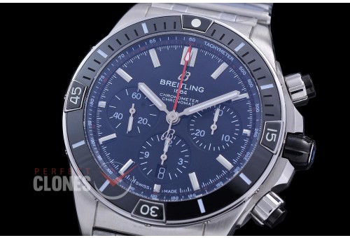 BLSCB01-44-101 TF Super Chronomat 44 Chrono SS/SS Black Sticks A-7750 28800