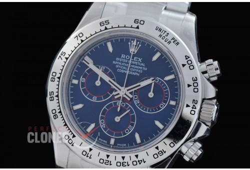 0 0 0 0 0 0 0 RLDS-126509-018 UFO-F 904L Steel Daytona 126506 SS/SS Blue Sticks 4131 1-1 Free Sprung Balance Superclone - 72 Hours Power Reserve Movement 