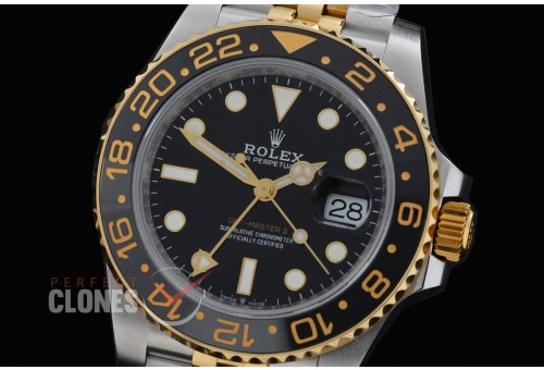 0 0 0 0 0 0 0 0 0 0 0 RLGT00701J-W QF 2024 904L Steel GMT 126713GRNR SS/YG Jubilee Black DD 3285 CHS Free Sprung - Extra Weighted 