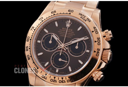0 0 0 0 0 0 0 RLDFR-126505-016 UFO-F 904L Steel Daytona 126505 RG/RG Havanna Brown Sticks 4131 1-1 Free Sprung Balance Superclone - 72 Hours Power Reserve Movement 