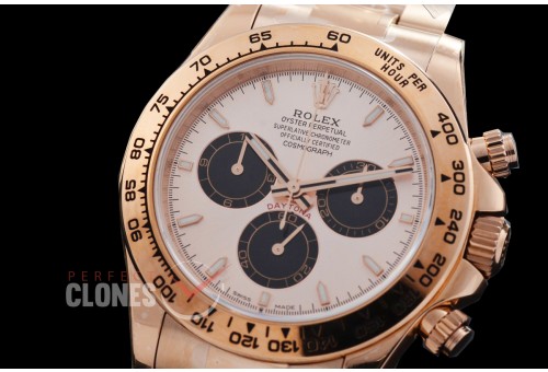 0 0 0 0 0 0 0 RLDFR-126505-017 UFO-F 904L Steel Daytona 126505 RG/RG Silver Sticks 4131 1-1 Free Sprung Balance Superclone - 72 Hours Power Reserve Movement 