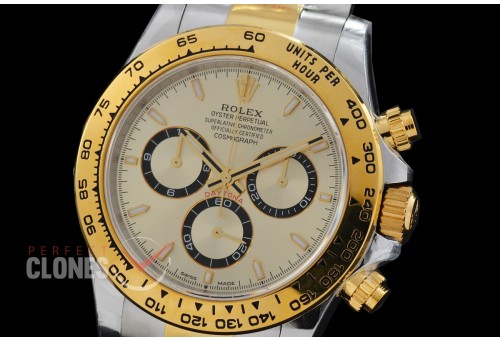 0 0 0 0 0 0 0 RLDT-126503-015 UFO-F 904L Steel Daytona 126503 SS/YG Champagne Gold Sticks 4131 1-1 Free Sprung Balance Superclone - 72 Hours Power Reserve Movement 