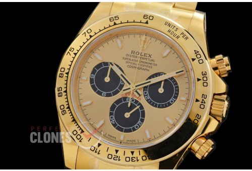 0 0 0 0 0 0 0 RLDF-126508-018 UFO-F 904L Steel Daytona 126508 YG/YG Gold Sticks 4131 1-1 Free Sprung Balance Superclone - 72 Hours Power Reserve Movement 