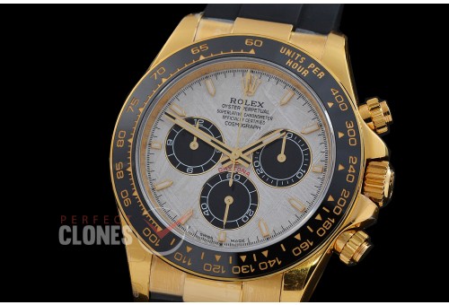 0 0 0 0 0 0 RLDF-126518-110RW QF 904L Steel Daytona 126518LN YG/CER/RU Meteorite Sticks 4131 Superclone - 72 Hours Power Reserve Movement / Extra Weighted