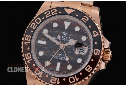 0 0 0 0 0 0 0 0 RLGFR00988 BP GMT II 126715CHNR RG/RG/Oyster Tiger Iron A-2813 CHS 