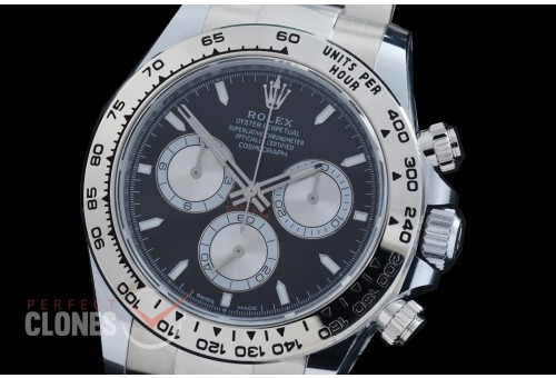 0 0 0 0 0 0 RLDS-126509-072W BTF 904L Steel Daytona 126509 SS/SS Black Sticks 4131 Superclone - 72 Hours Power Reserve Movement / Extra Weighted 222g
