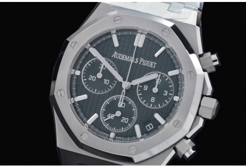 AP26240-034 TOP-F Royal Oak Chronograph 26240 SS/SS Green DD-4401, 1-1 Replication 