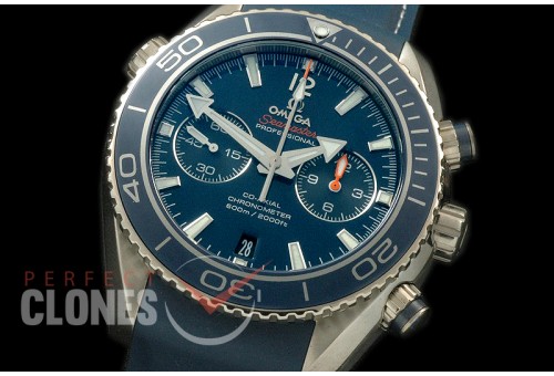 OMCPO45-304R Planet Ocean Chrono TI/RU Blue A-7750