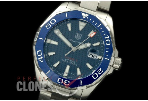 TGAQ00103 Aquaracer Calibre 5 SS/SS Blue J-Qtz
